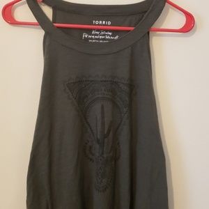 Torrid size 3 olive green tunic tank